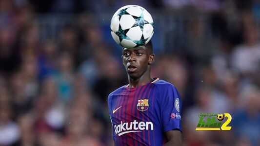 ديمبلي يدون على أولى أهدافه مع برشلونة