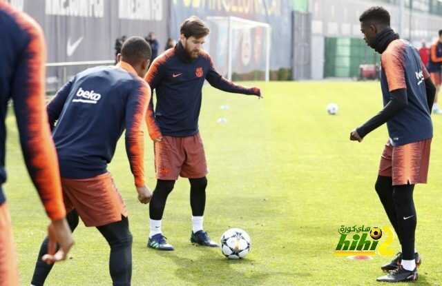صور : استعدادات برشلونة اليوم لمواجهة روما