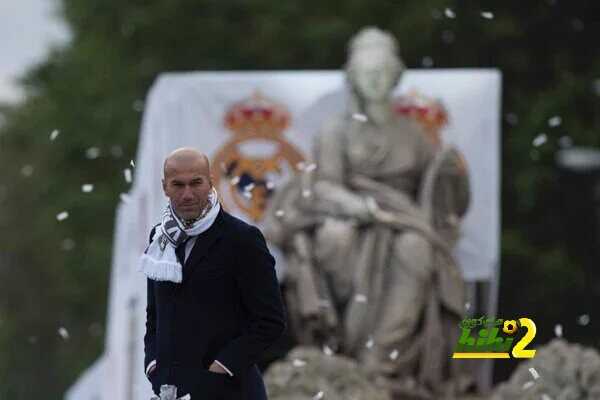 ريال مدريد يصل لانتصاره رقم 100 مع زيدان