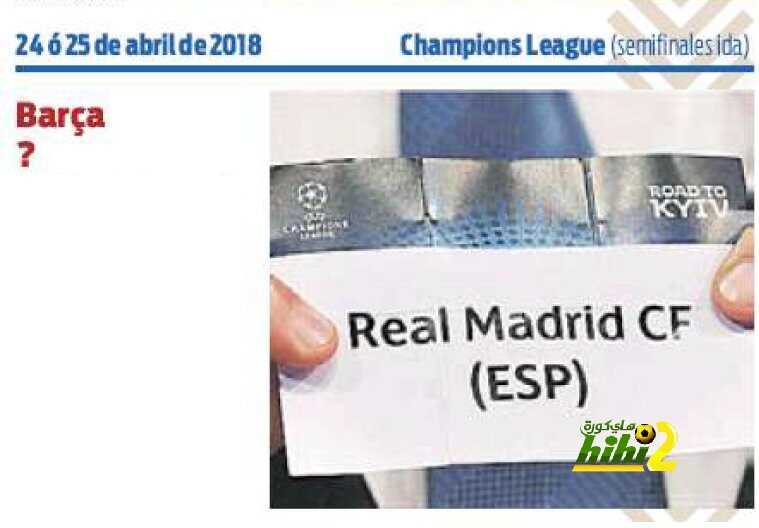 سبورت : جماهير برشلونة تريد مواجهة ريال مدريد في نصف النهائي