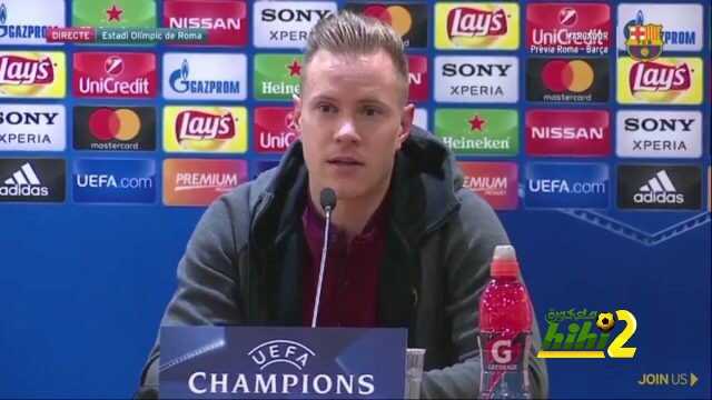 حارس برشلونة يرفض التقليل من شأن روما
