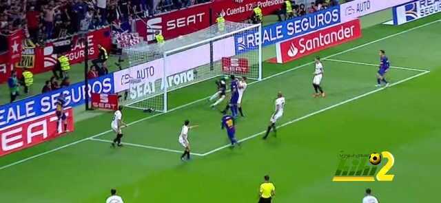 ميسي يعزز تقدم برشلونة بالهدف الثاني
