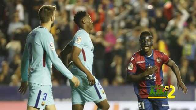 فيديو : ليفانتي يقسو على برشلونة ويهزمه بخماسية