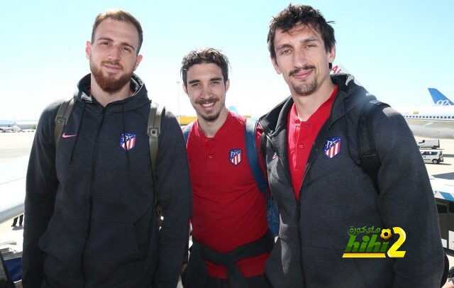 صور من رحلة أتليتكو مدريد إلى ليون