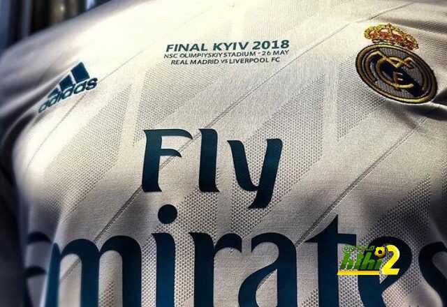 طقم ريال مدريد في نهائي كييڤ يوم السبت ضد ليفربول.
