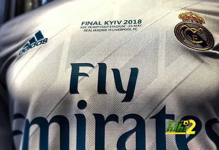 طقم ريال مدريد في نهائي كييڤ يوم السبت ضد ليفربول.