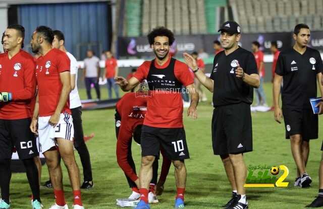صور : صلاح يتعافى من الاصابة ويشارك في تدريبات المنتخب المصري