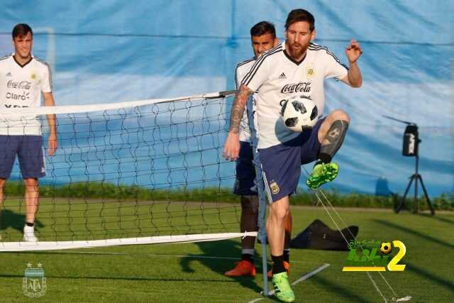 🔴 صور : ميسي من تدريبات المُنتخب الأرجنتيني استعدادا للقاء كرواتيا