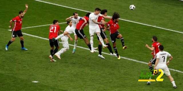 بدايه مباراة مصر ضد روسيا
