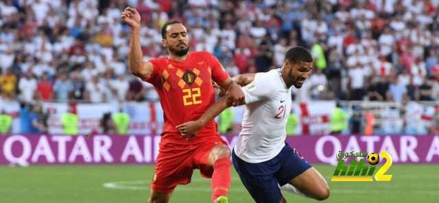 بلجيكا وانجلترا بدون أهداف في الشوط الأول