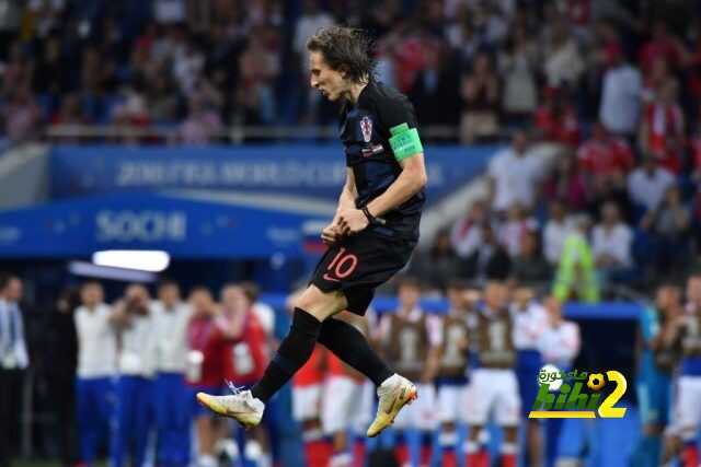 🔴 فرحة القائد لوكا مودريتش بعد التأهل للدور نصف نهائي من كأس العالم