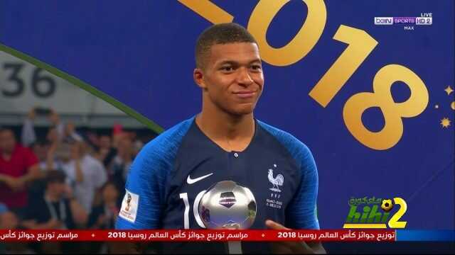 رسميا : مبابي أفضل لاعب شاب