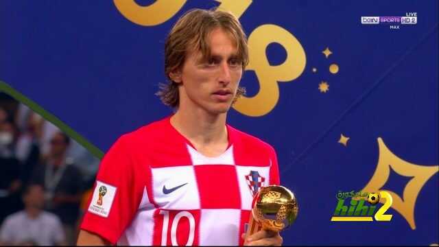 مودريتش افضل لاعب في كأس العالم 2018