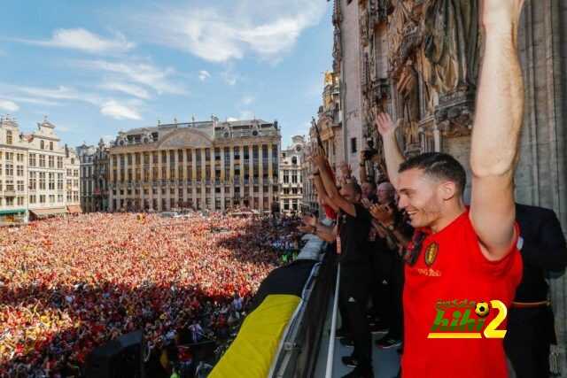 🔴 توماس فيرمايلين يحتفل برفقة الجماهير البلجيكية بعد الحصول علي  المركز الثالث في كأس العالم