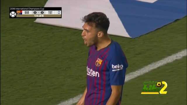 فيديو: برشلونة يضرب شباك توتنهام بهدفين في الشوط الأول