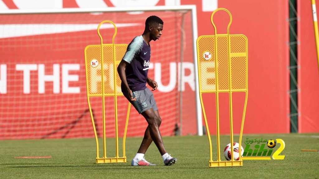 ديمبلي يبدأ التدرب فور عودته لبرشلونة
