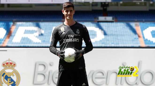 أولى مشاركات كورتوا رفقة ريال مدريد