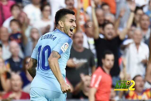 🔴 التعادل الايجابي بين كلا من فالنسيا و أتلتيكو مدريد