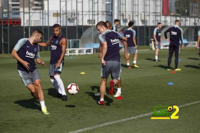 صور : برشلونة يستعد لمواجهة بلد الوليد