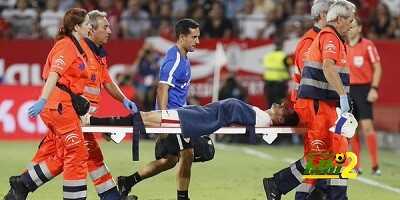 🔴 بالفيديو.. إصابة مروعة للاعب إشبيليه في مباراة فياريال