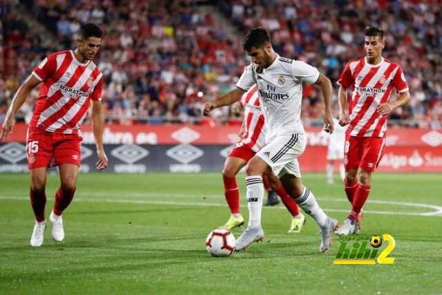 اسينسو يحتفل بفوز ريال مدريد على جيرونا