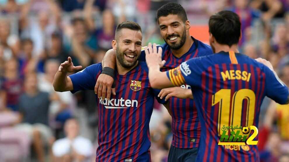 ماركا : برشلونة يُقرر تحسين عقد ألبا