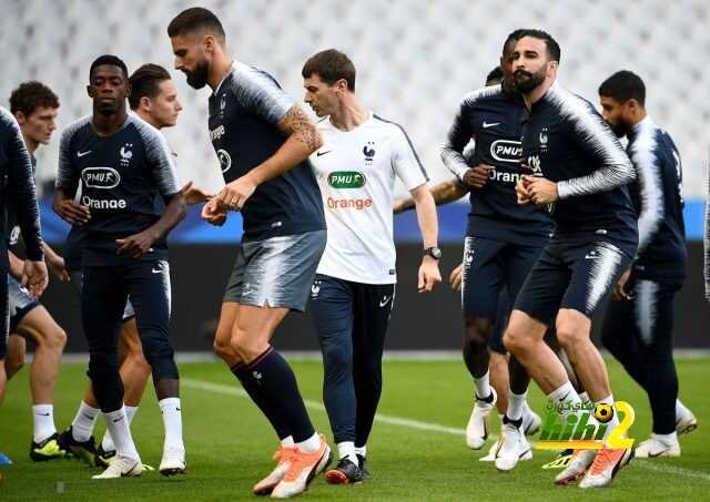 صور تدريبات المنتخب الفرنسي استعداداً للقاء هولندا