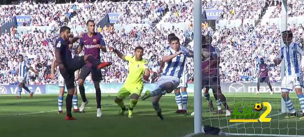 سواريز يعدل النتيجة لبرشلونة