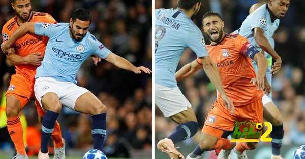 🔴 الهدف الأول لمانشستر سيتي امام ليون بدوري الأبطال