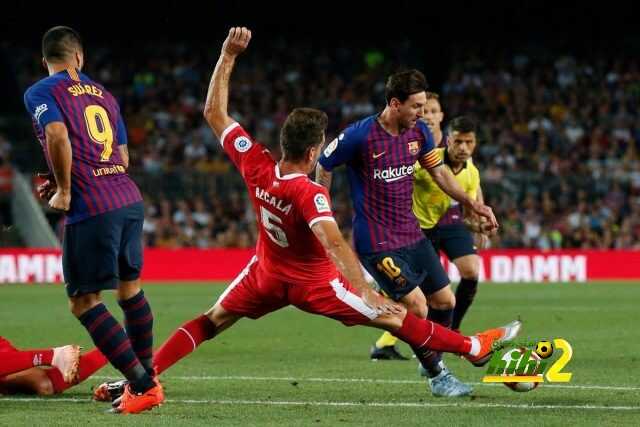 فيديو : جيرونا يجبر برشلونة على التعادل في نهاية الشوط الأول