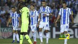 ليغانيس يفوز للمرة الأولى أمام برشلونة