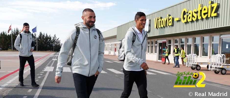 ريال مدريد يصل إلى فيتوريا