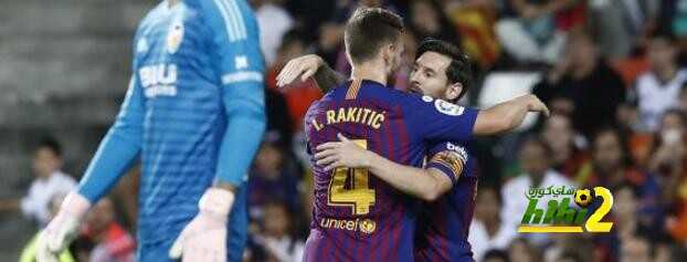 فيديو : برشلونة وفالنسيا ينهيان الشوط الأول على التعادل الايجابي 1/1