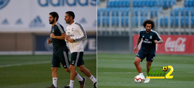 🔴 ثنائي ريال مدريد يتدربان علي العشب