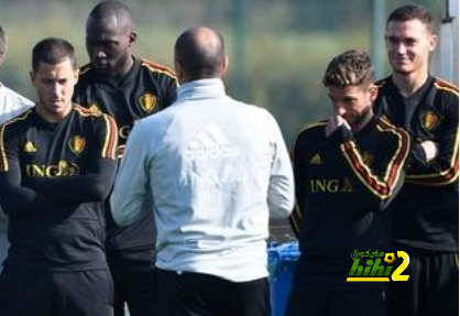 🔴 توماس فيرمايلين خلال تدريبات منتخب بلجيكا