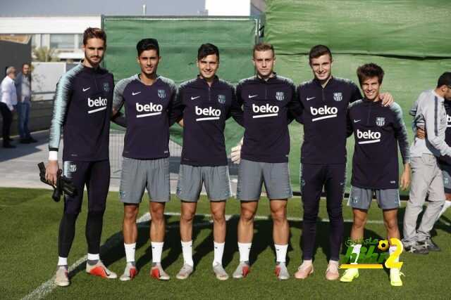🔴 لاعبي الرديف في تدريبات الفريق الأول لبرشلونة