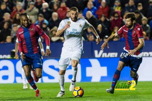 🔴 كريم بنزيما لعب 12 مباراة أمام ليفانتي في جميع البطولات