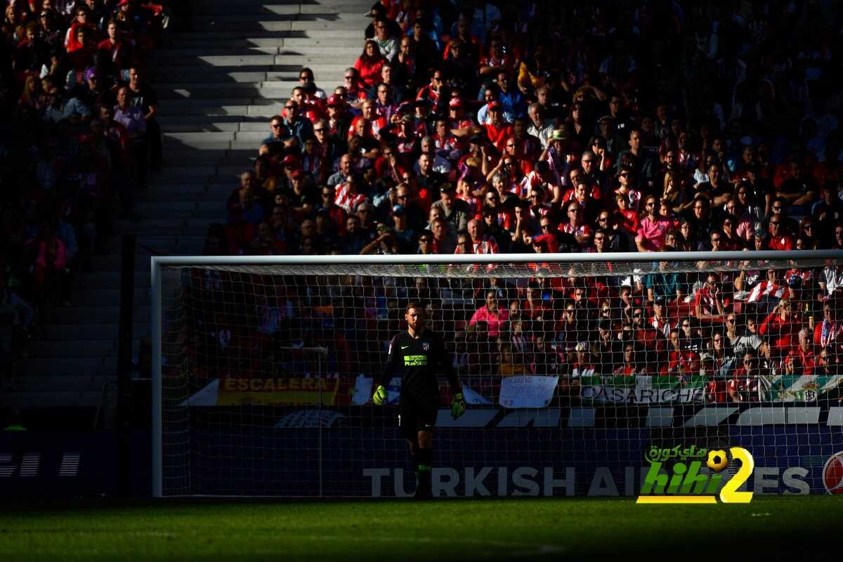 اتلتيكو يتفوق على الجميع في الشوط الأول