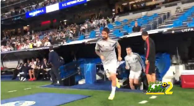 🔴  لاعبي ريال مدريد يجرون عمليات الأحماء