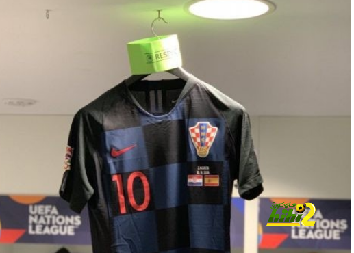🔴قميص القائد لوكا مودريتش في غرفة ملابس المُنتخب الكرواتي