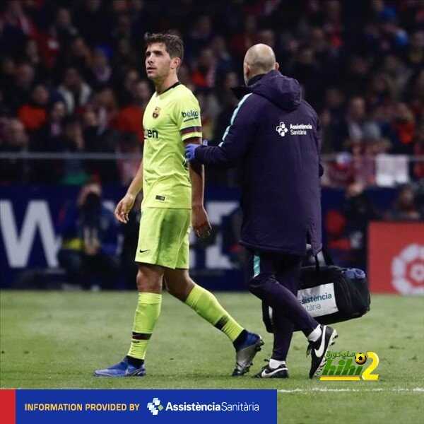 برشلونة يعلن مدة غياب سيرجيو روبرتو