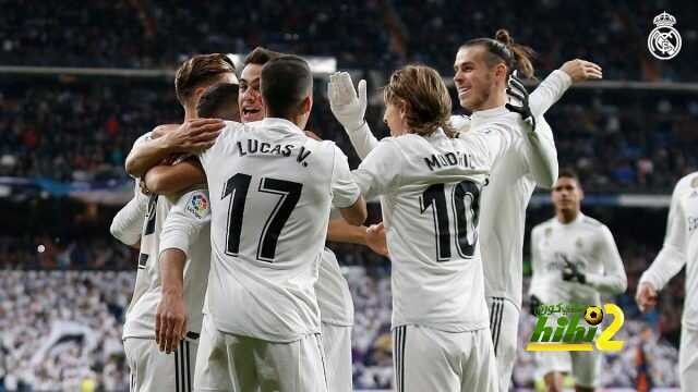 🔴احتفال لاعبي ريال مدريد بالهدف الأول