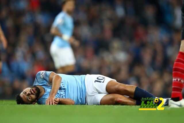 اجويرو يؤكد شكوك غيابه عن مباراة واتفورد