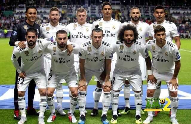 ريال مدريد يتصدر تصنيفات اليويفا للأندية في 2018