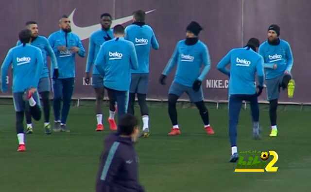 ميسي يشارك في تدريبات اليوم وجاهز للقاء بيلباو