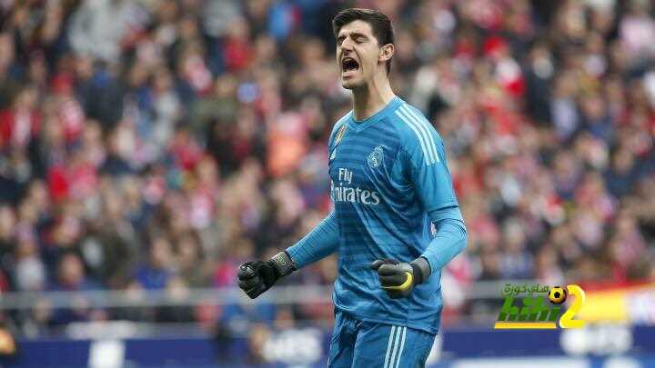 صورة : كيف أسكت كورتوا مشجعي أتليتكو مدريد ؟