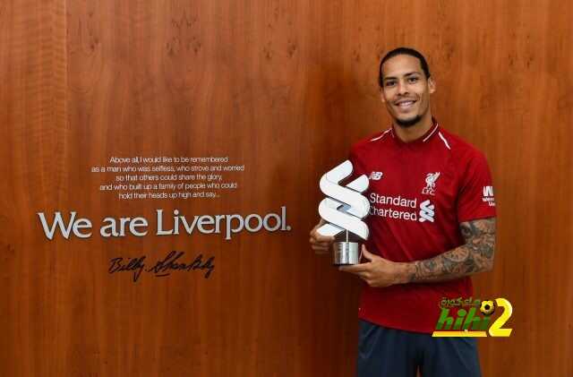 فان ديك لاعب الشهر فى ليفربول