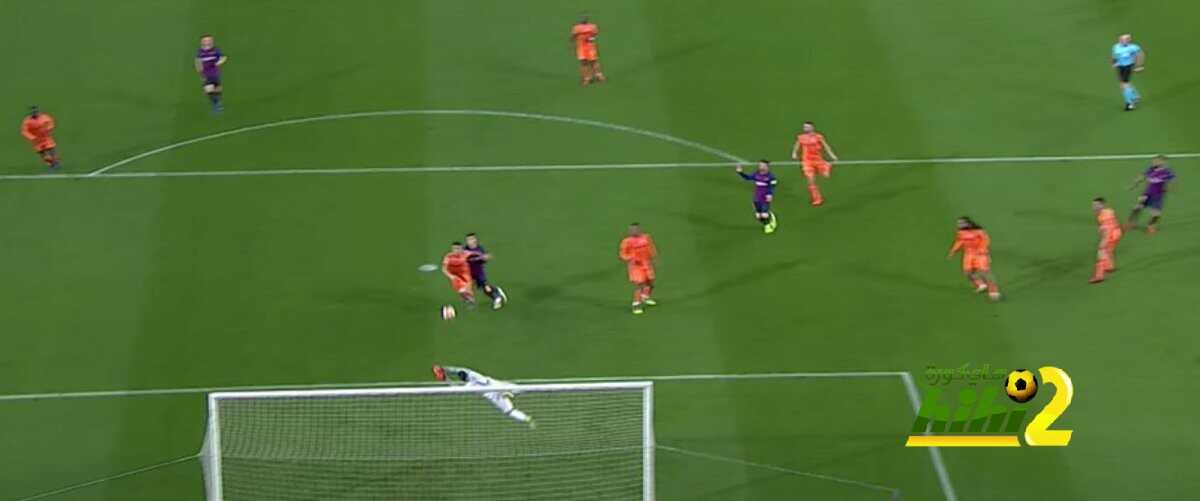 برشلونة يعزز تقدمه بالهدف الثاني