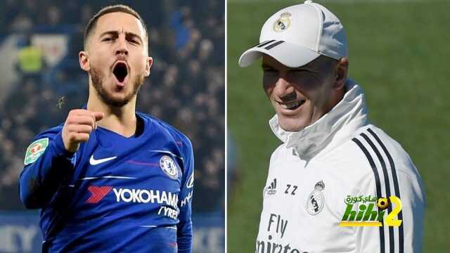 زيدان يعطل انضمام هازارد لريال مدريد