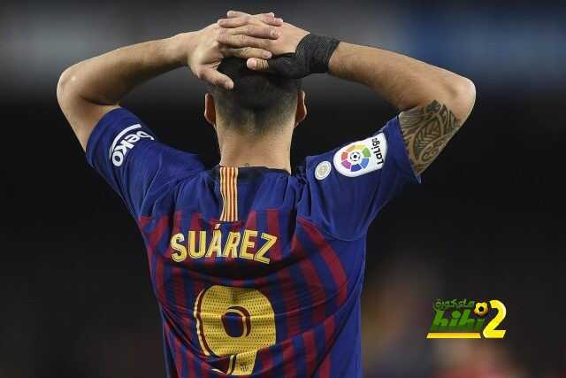 سواريز يواصل صيامه للمباراة الـ17 على التوال